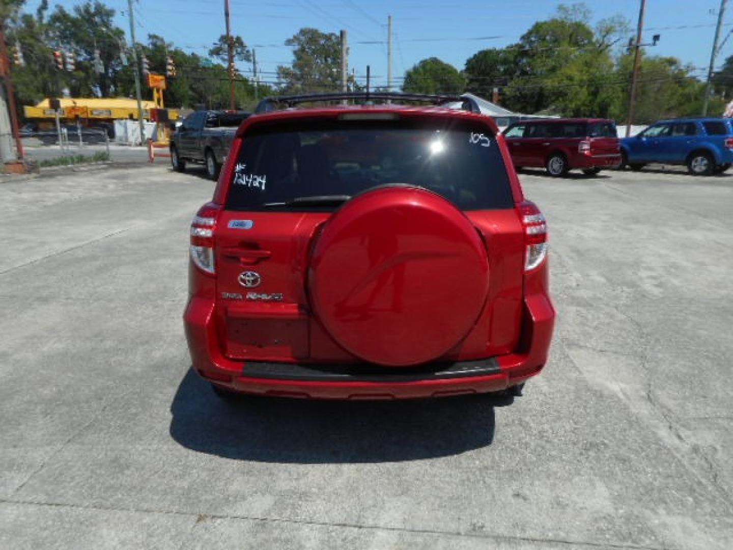 2010 RED TOYOTA RAV4 BASE (JTMZF4DV4AD) , located at 1200 Cassat Avenue, Jacksonville, FL, 32205, (904) 695-1885, 30.302404, -81.731033 - Photo#3